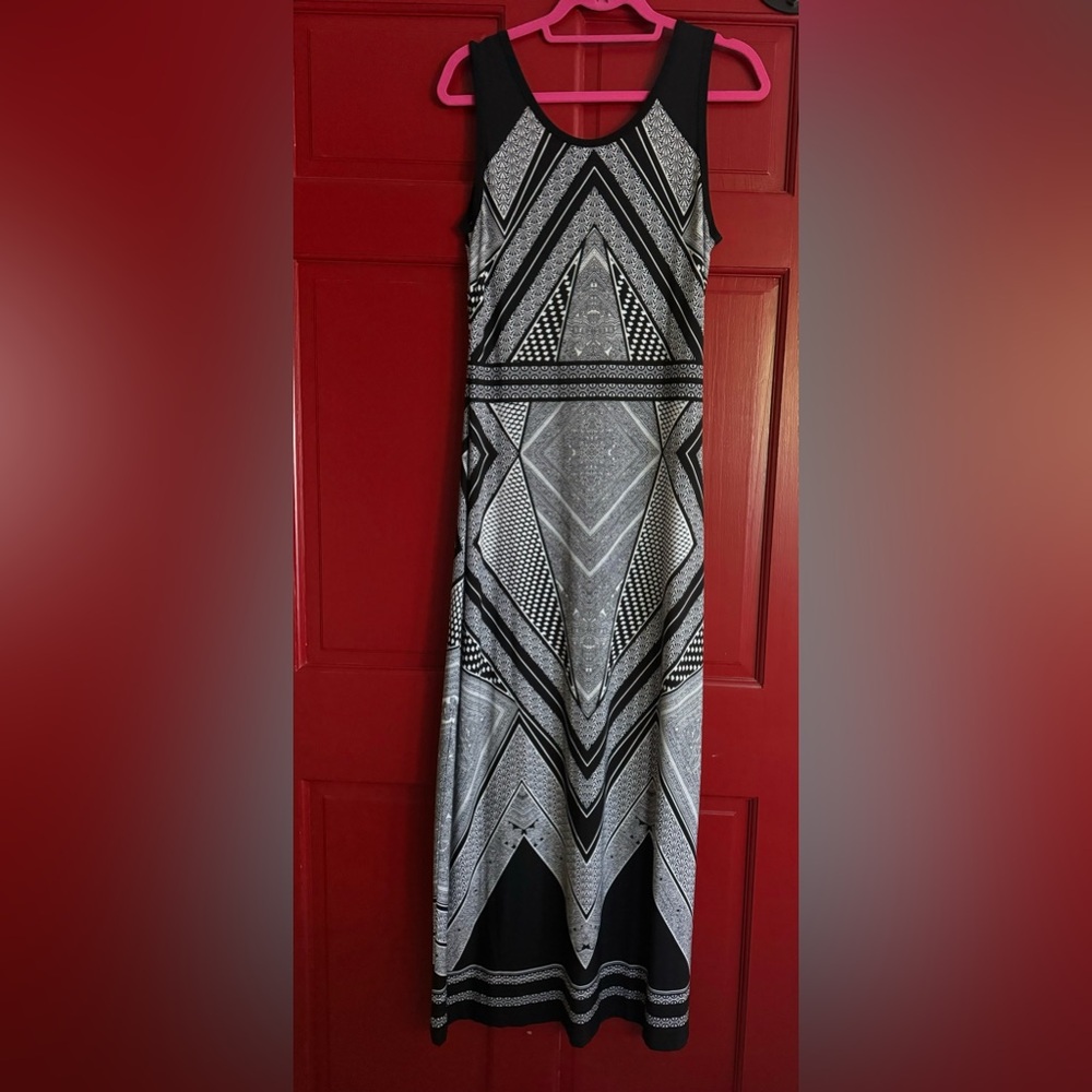 Calvin Klein Maxi Dress Sleeveless Scoop Neck (Women’s 6) - Picture 3 of 6